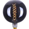 L2518.19 Spiraal Smoke dimbaar E27 Globe 200 LED 4W