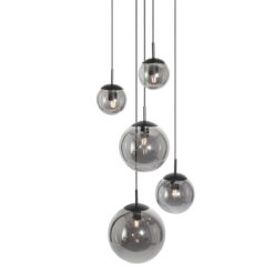 Hanglamp Bollique met Smoke Glas