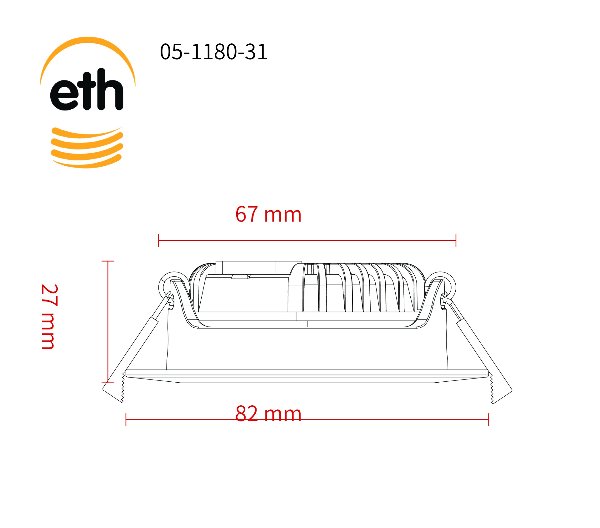 ETH Ronin Rond Staal Inbouwspot - Afbeelding 6