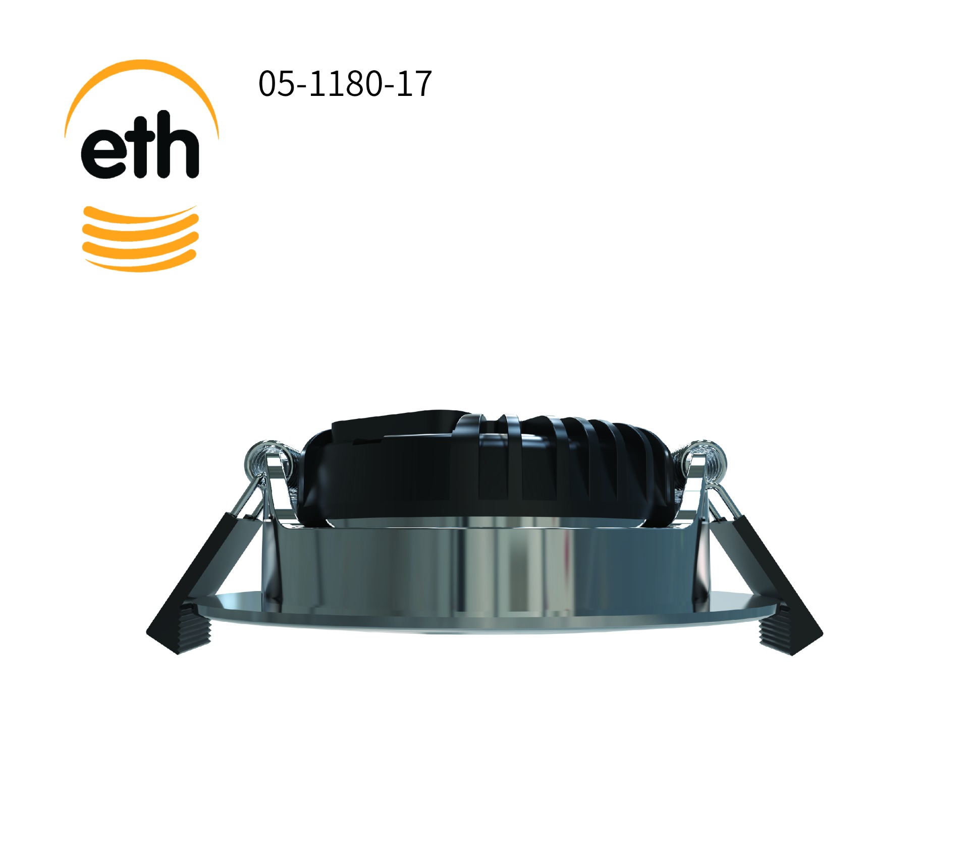 ETH Ronin Rond Staal Inbouwspot - Afbeelding 5