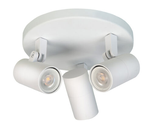 Witte 3 lichts opbouwspot led piccolo