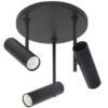 Highlight Trend 3 Lichts Mini Spot Rond S7532.01 Zwart