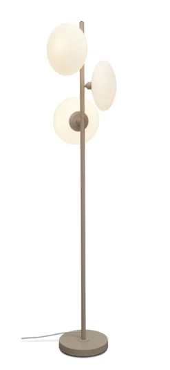 It's about RoMi Vloerlamp Sapporo - Grijs - 32x32x161cm