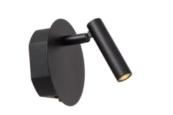 Lucide JOLIJN Wandlamp Accu/Batterij Zwart