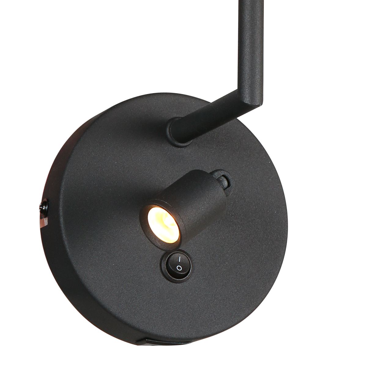 Wandlamp Noor 1562ZW Zwart met USB-Lader en E27fitting - Afbeelding 11