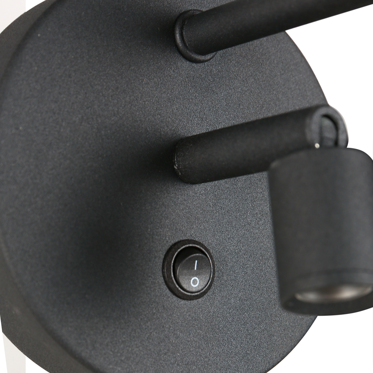 Wandlamp Noor 1562ZW Zwart met USB-Lader en E27fitting - Afbeelding 7