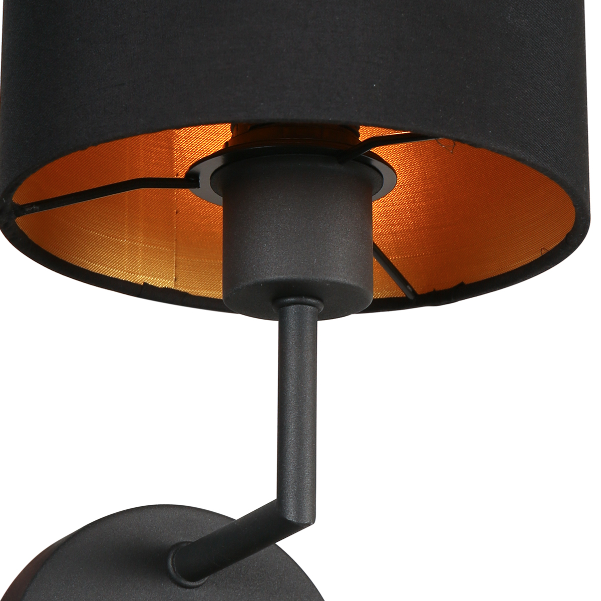 Wandlamp Noor 1562ZW Zwart met USB-Lader en E27fitting - Afbeelding 10