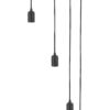 5 lichts fitting ronde hanglamp vide