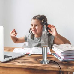 Speelse Glitter Tafellamp Volcan 4187ST – Een Sprankelend Spektakel