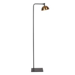 Zwart met bronzen vloerlamp Pintino 4125ZW GU10 fitting