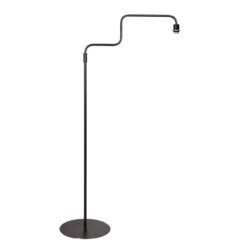vloerlamp steinhauer Bloeba zwart 4141ZW met zwenkarm zonder kap