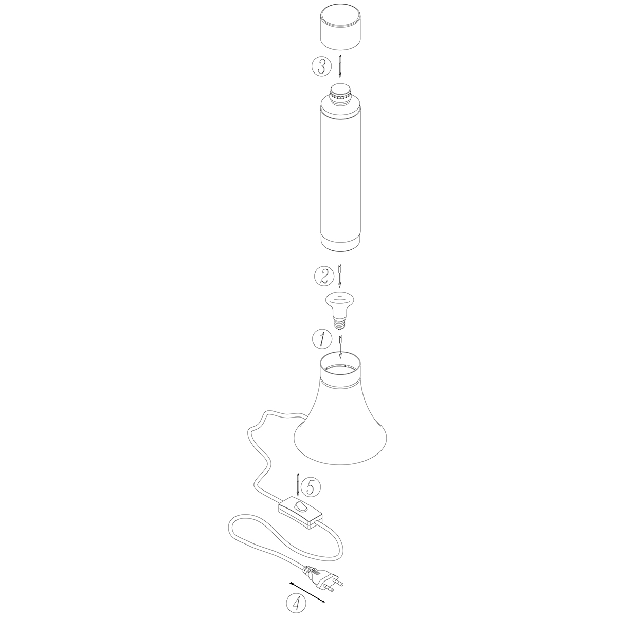 Speelse Glitter Tafellamp Volcan 4188ST – Een Sprankelend Spektakel - Afbeelding 12