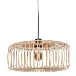 Steinhauer hanglamp Sparkled 4152ZW inclusief naturel bamboe kap