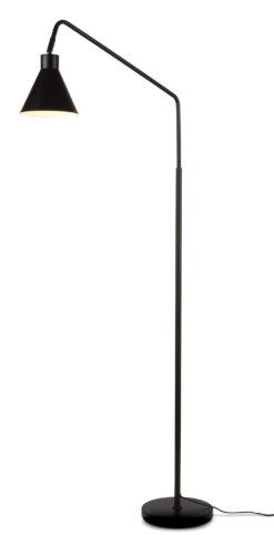 It's about RoMi Vloerlamp Lyon - Zwart - 83x25x154cm