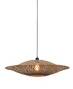 It's about RoMi Hanglamp Bali - Bamboe/Zwart - Ø87cm