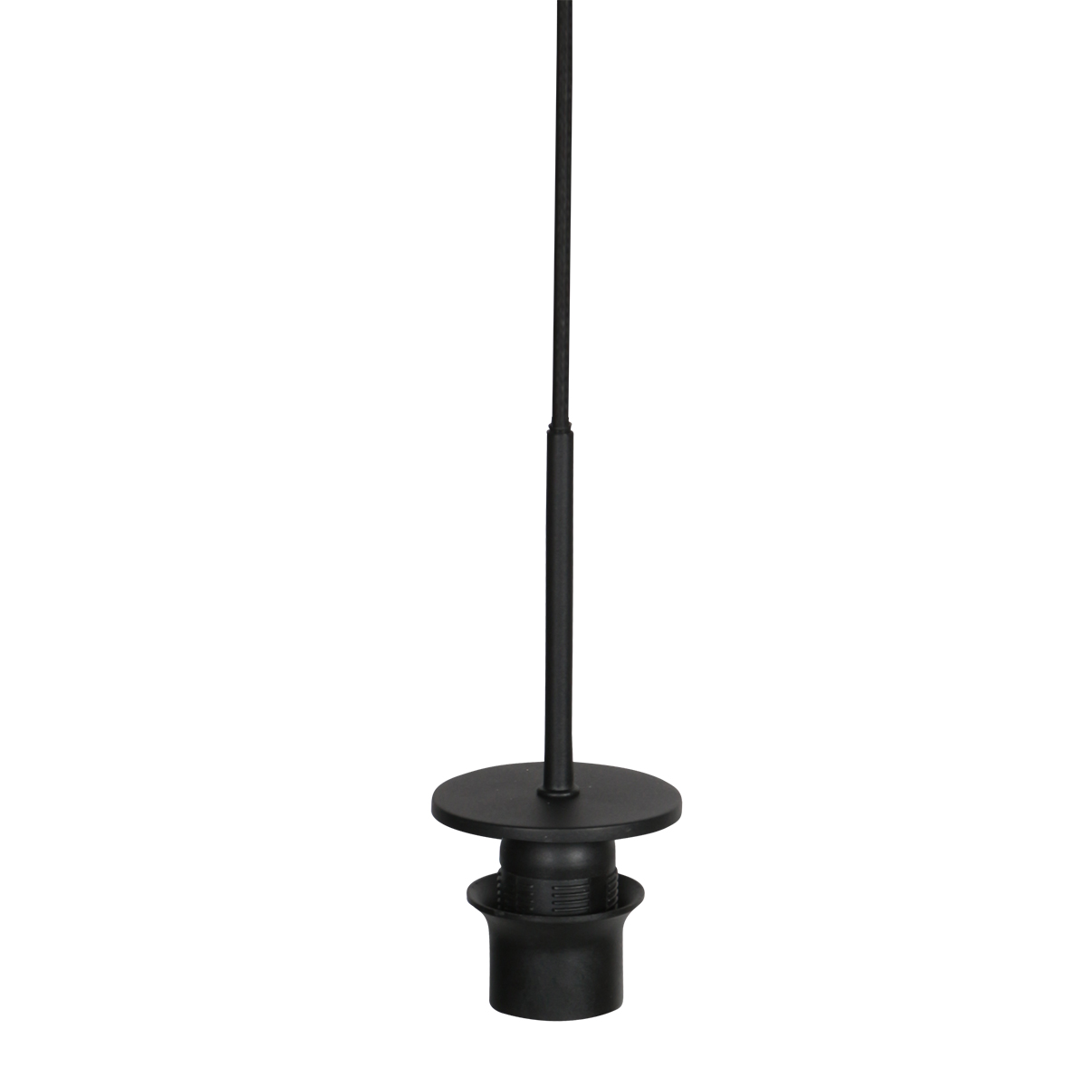 HaloSwap 4296ZW – Zwarte hanglamp met bamboe kap (Ø 50 cm) - Afbeelding 8
