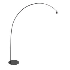 Zwarte Vloerlamp Curve 4219ZW – Stijlvolle Booglamp met Verstelbare Functionaliteit