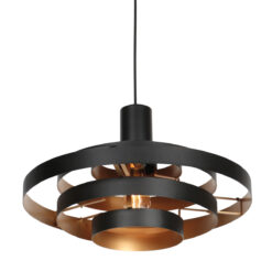 Zwarte Hanglamp Halo Cirque 4217ZW met E27 Fitting