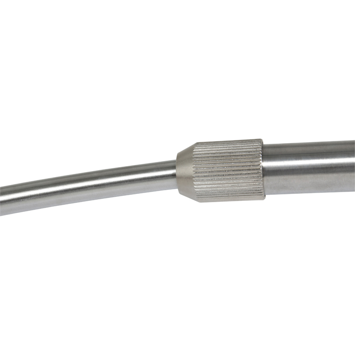 Staalkleurige vloerlamp booglamp Sparkled Light 3806ST met witte kap - Afbeelding 9