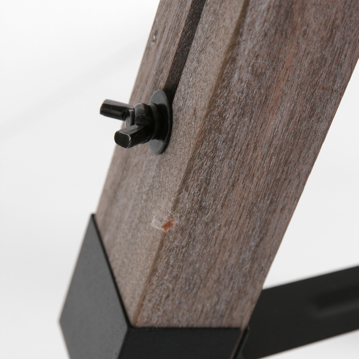 Vloerlamp Triek driepoot + zwart goud linnen kap 4107ZW - Afbeelding 8