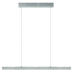 Champagne-staal kleurige hanglamp Fluxy 4190ST et cable lift 160cm