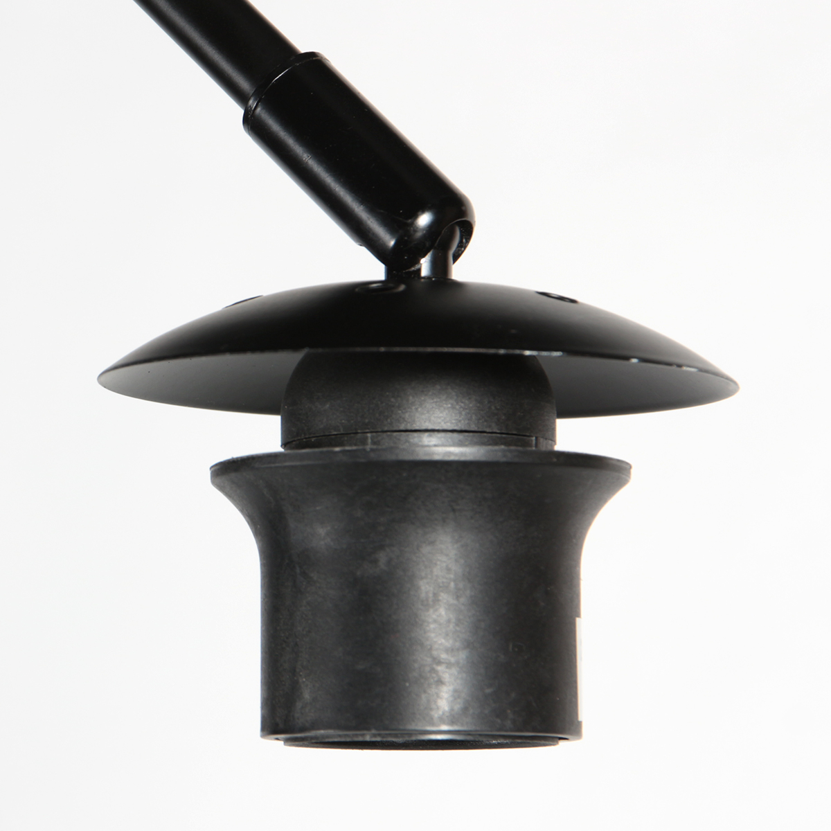 Zwarte vloerlamp Curve 4263ZW met grijs velours kap – Uniek design en functioneel gebruik - Afbeelding 14