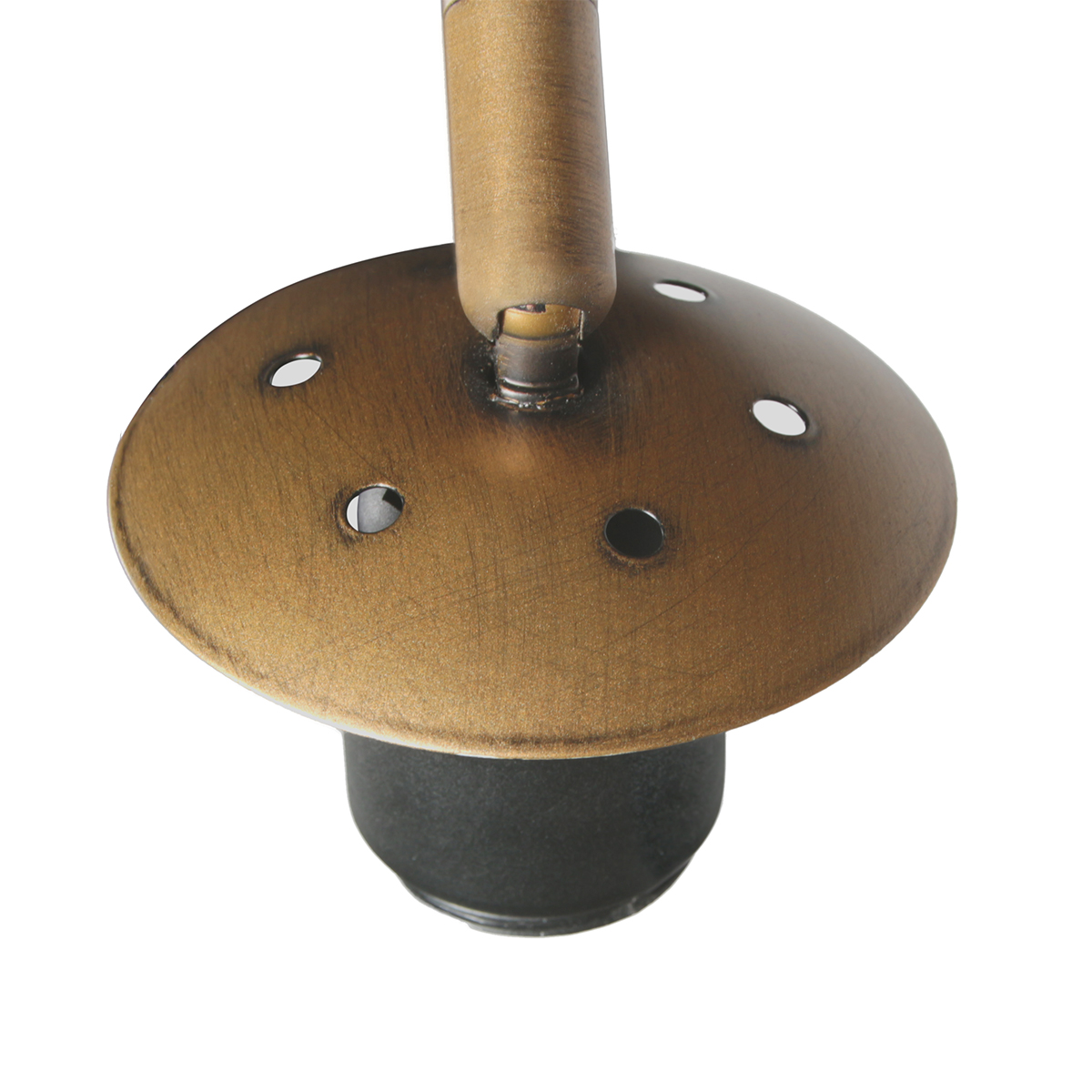 Bronskleurige Booglamp Sparkled Light 4308BR met een witte kap - Afbeelding 3