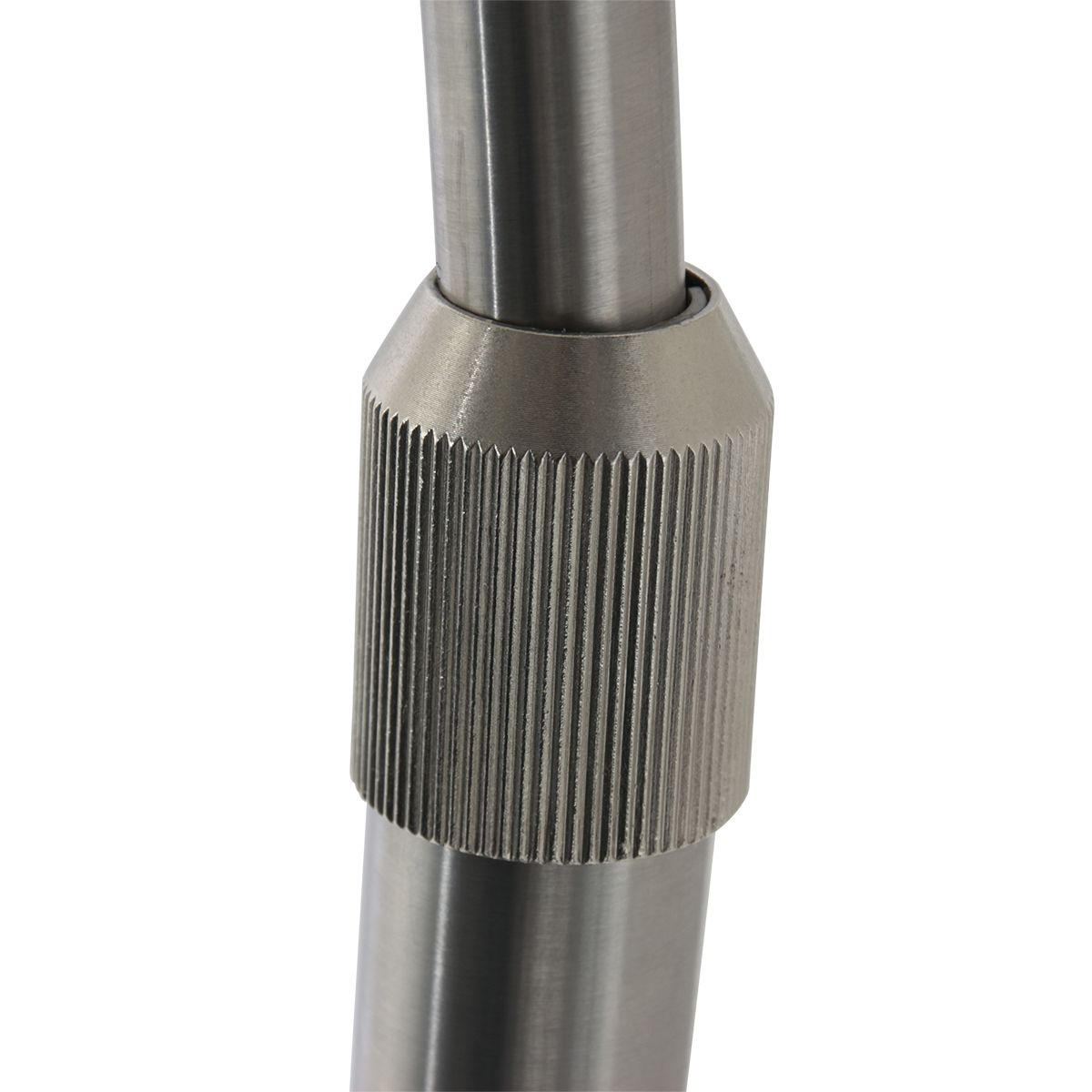 Staalkleurige booglamp Sparkled Light 8125ST met grijs / zilver velours kap - Afbeelding 8