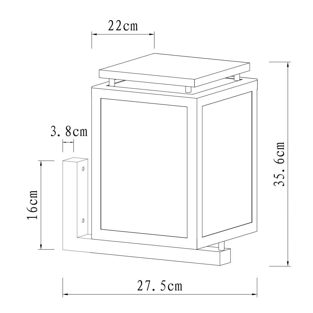 KS-Verlichting Buitenlamp Vecht mat zwart E27 7299D4 - Afbeelding 9