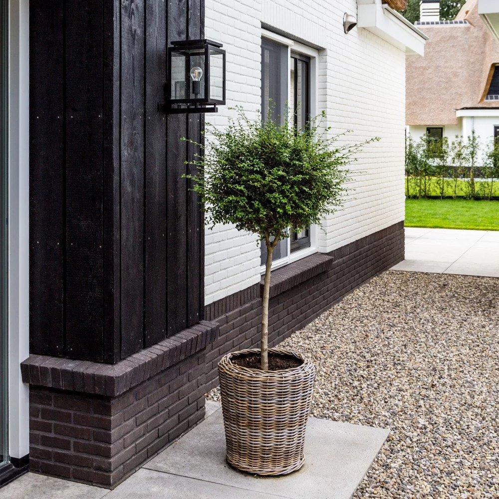 KS-Verlichting Muurlamp de Vecht + sensor 7206D4 Mat Zwart E27 - Afbeelding 6