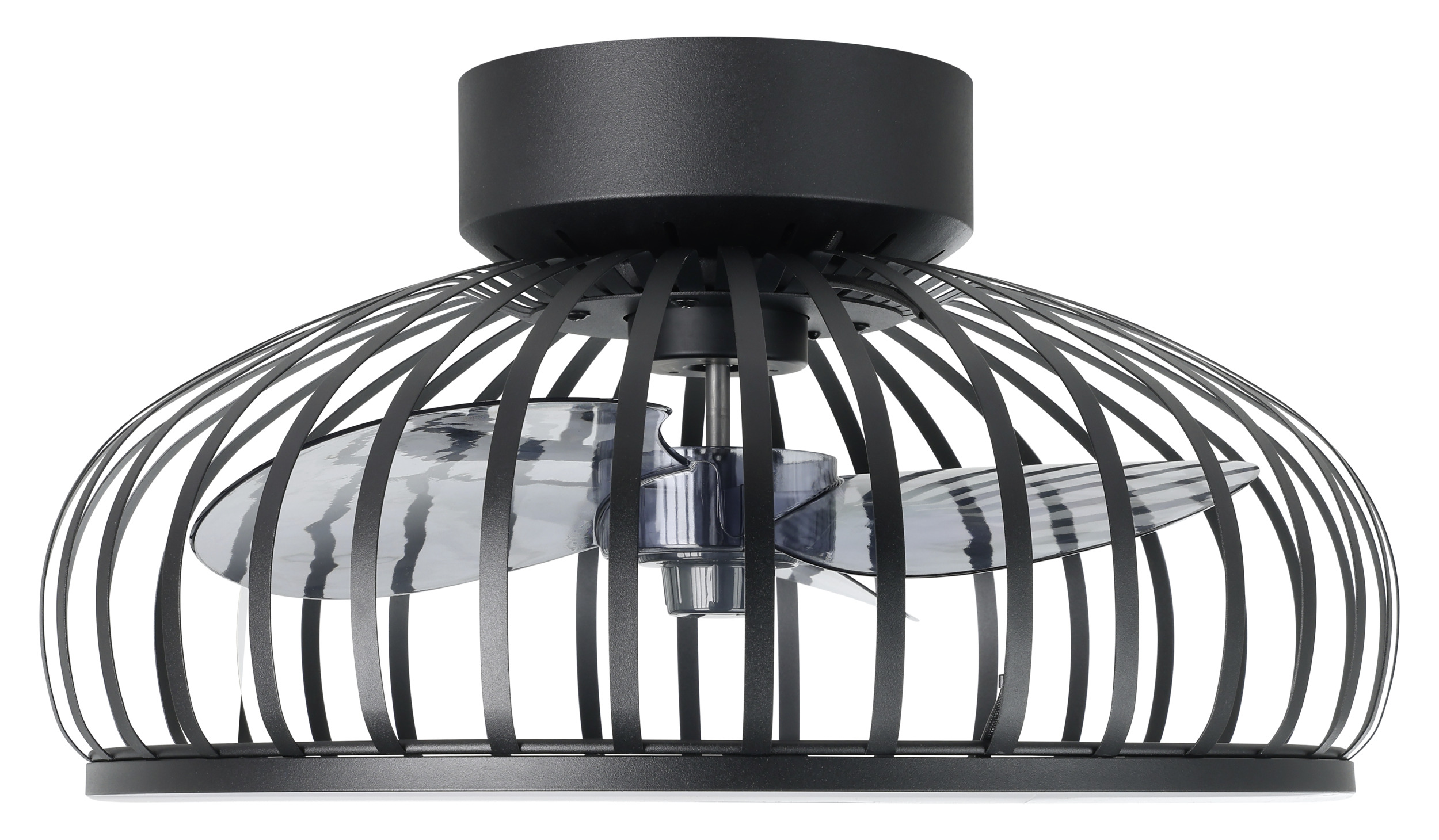 Plafondventilatoor Zwart Kooi Mogano met verlichting - Afbeelding 6