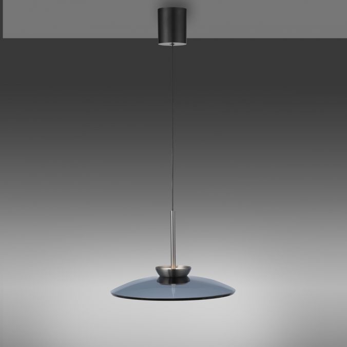 Neuhaus Hanglamp Pure E-Moon Grijs met Smoke Glas en afstandsbediening 2195-15 - Afbeelding 9