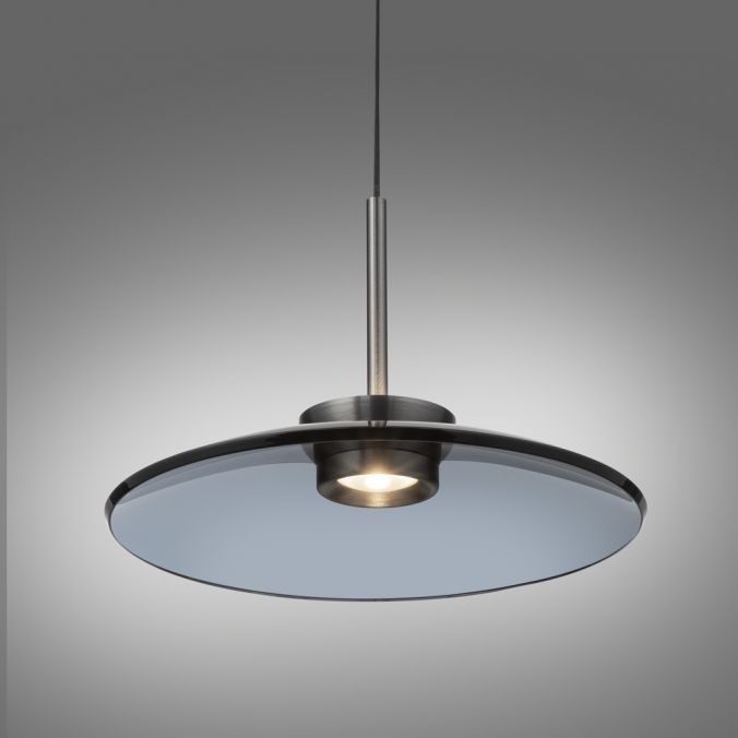 Neuhaus Hanglamp Pure E-Moon Grijs met Smoke Glas en afstandsbediening 2195-15 - Afbeelding 5